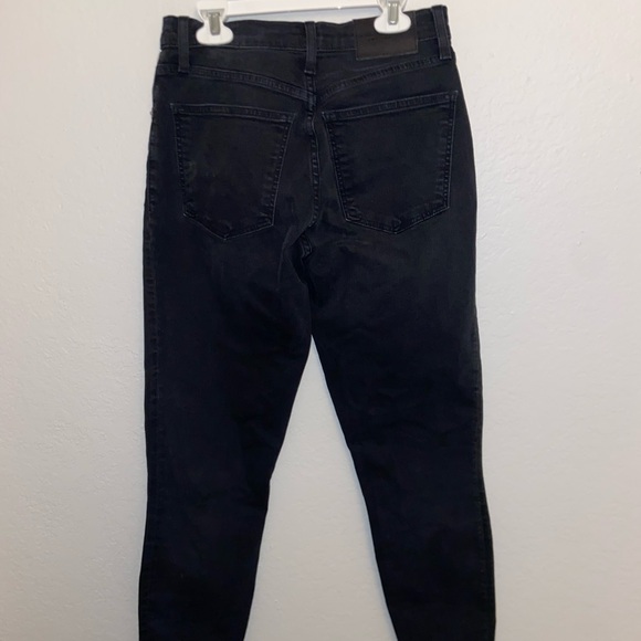 lucky brand high rise skinny Bridgette black jeans super cute button fly pants - Picture 16 of 16